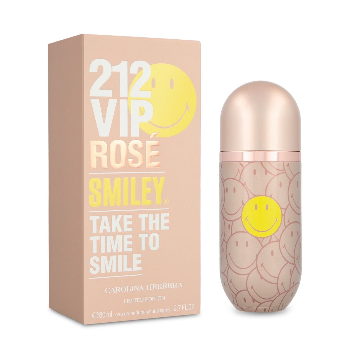 Carolina Herrera 212 VIP Rose Smiley Eau de Parfum 80 ml